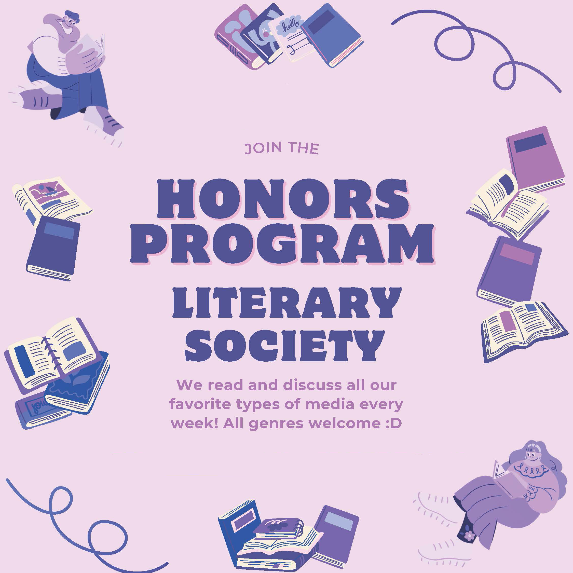 Honors Program Literary Society ad