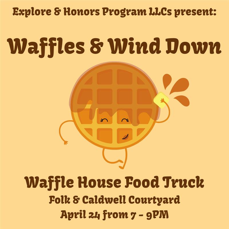 Advertisement for the Waffle House food truck