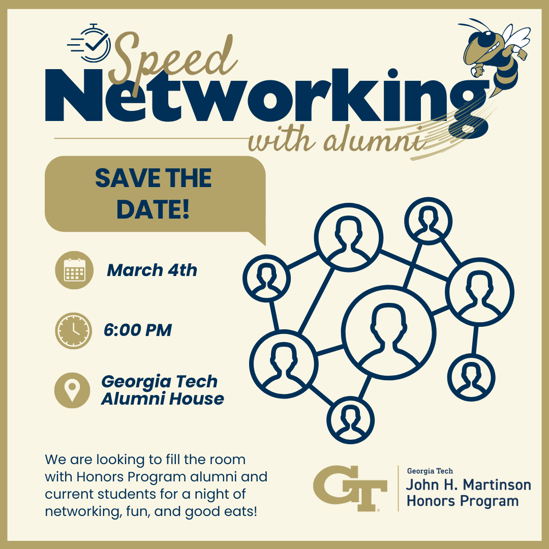 Ad for the 2026 Alumni Networking Night