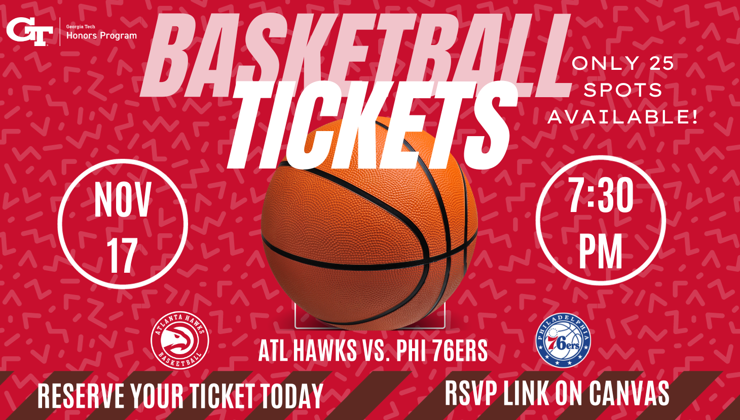 A flyer promoting the HP trip to an Atlanta Hawks game on November 17th, 2023.
A flyer promoting the HP trip to an Atlanta Hawks game on November 17th, 2023.