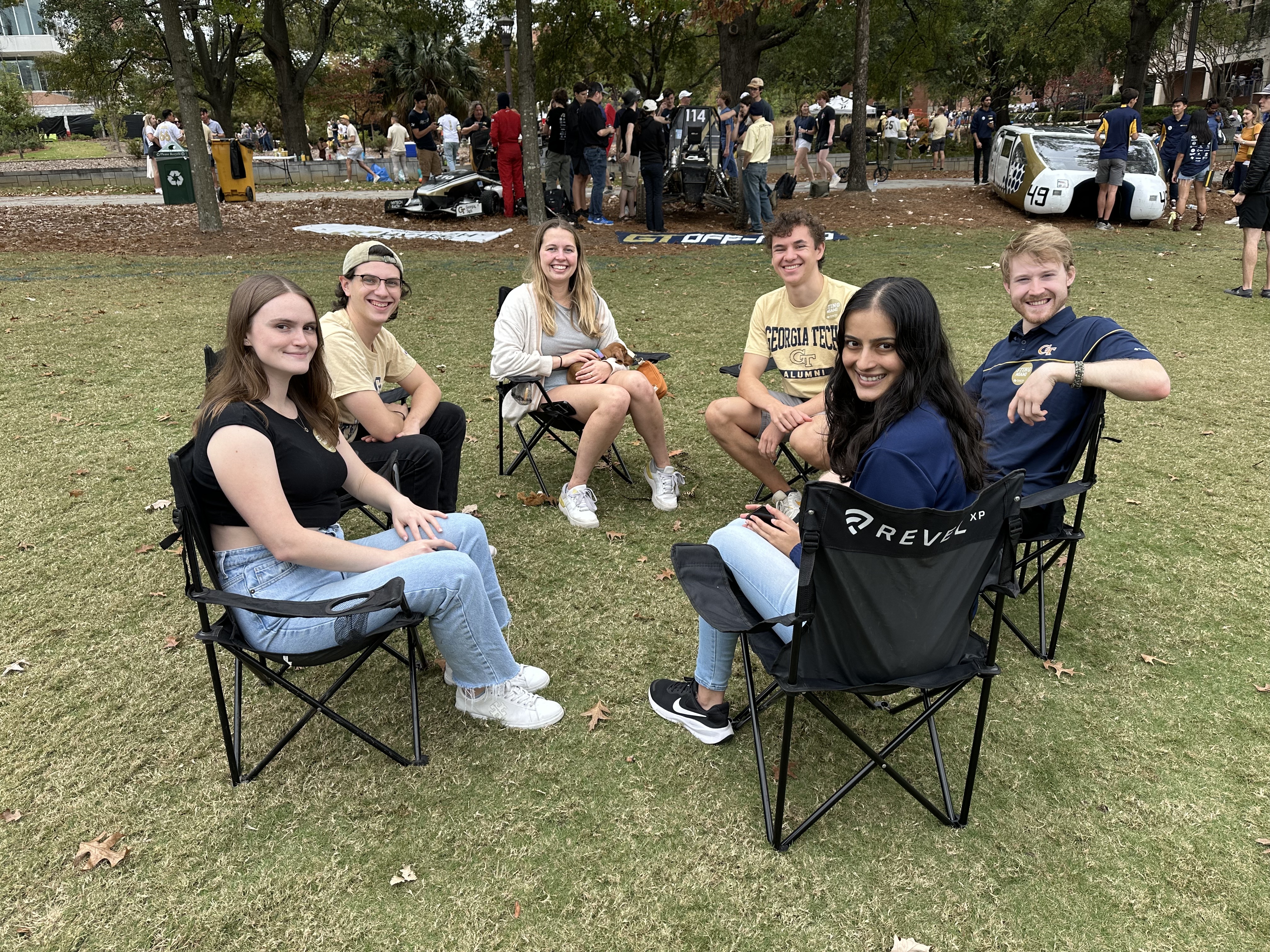 Honors Program alums at the 2024 Homecoming tailgate.