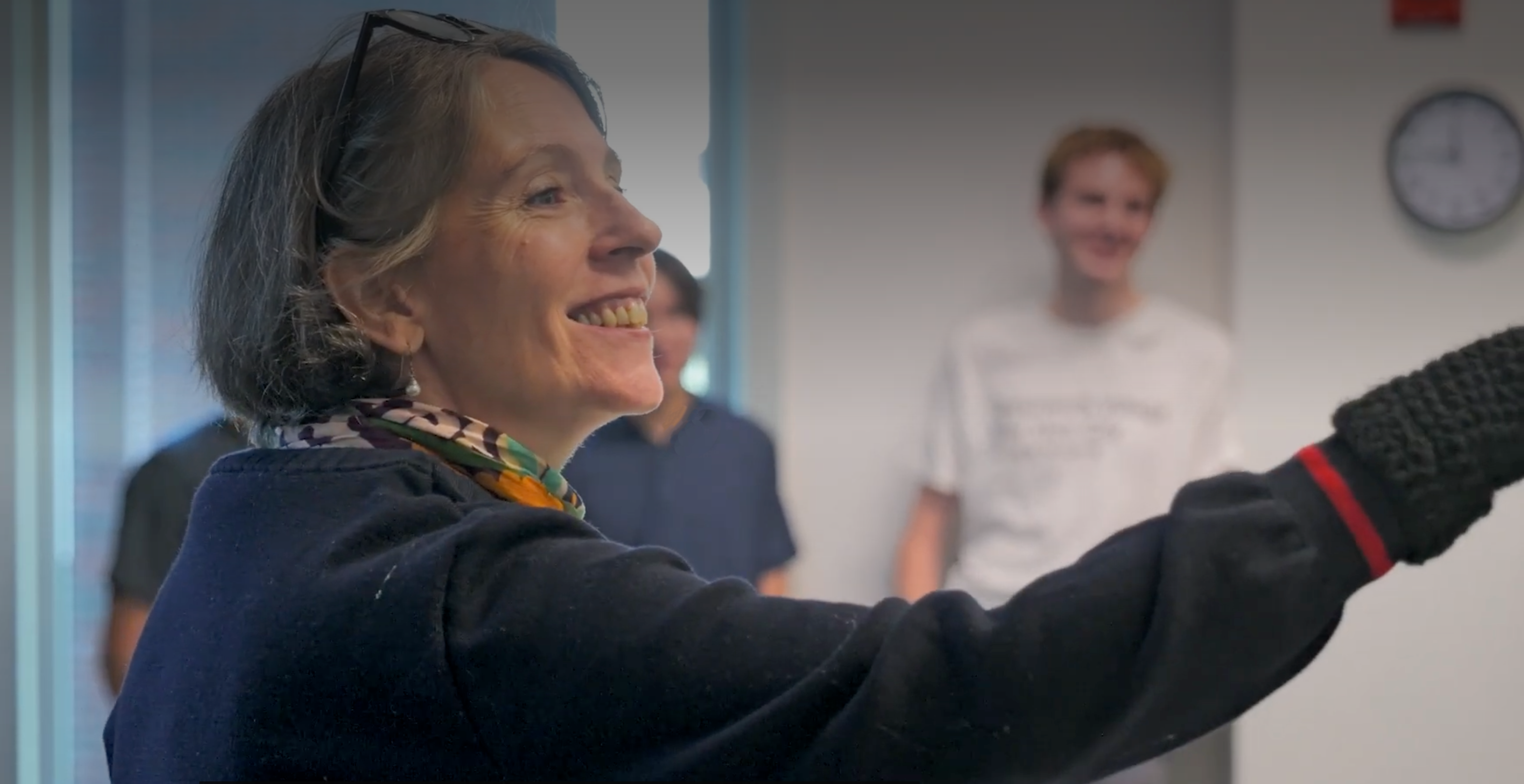 Photo of Martinson Faculty Fellow Pamela Pollet teaching GT 2030